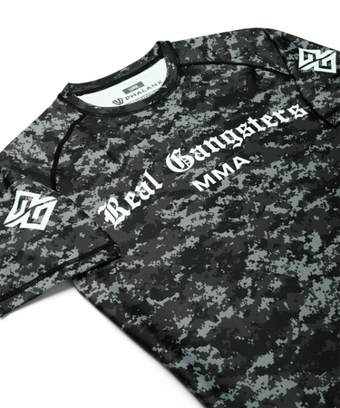 Logo Rashguard - Black Camo