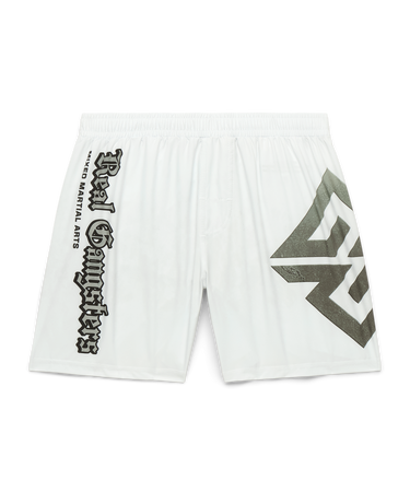 Logo Jujitsu Shorts - White/Silver