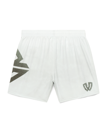 Logo Jujitsu Shorts - White/Silver