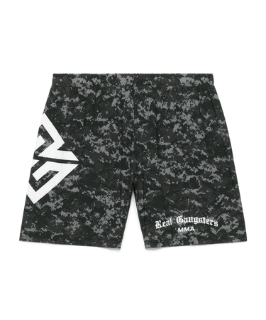 Logo Jujitsu Shorts - Black Camo