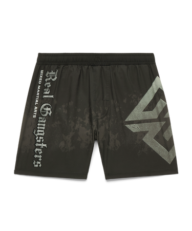 Logo Jujitsu Shorts - Black/Silver