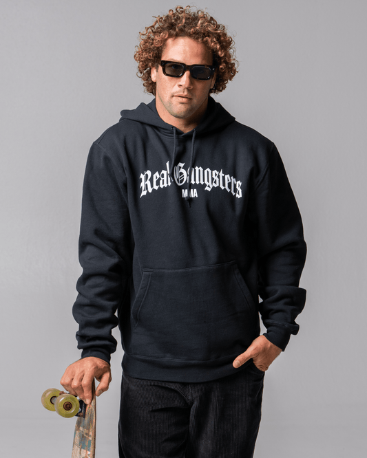 Old English Hoodie - Black