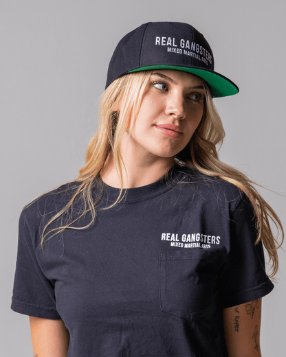 Bold Logo Pocket Tee - Black