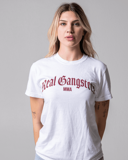 Old English Tee - White