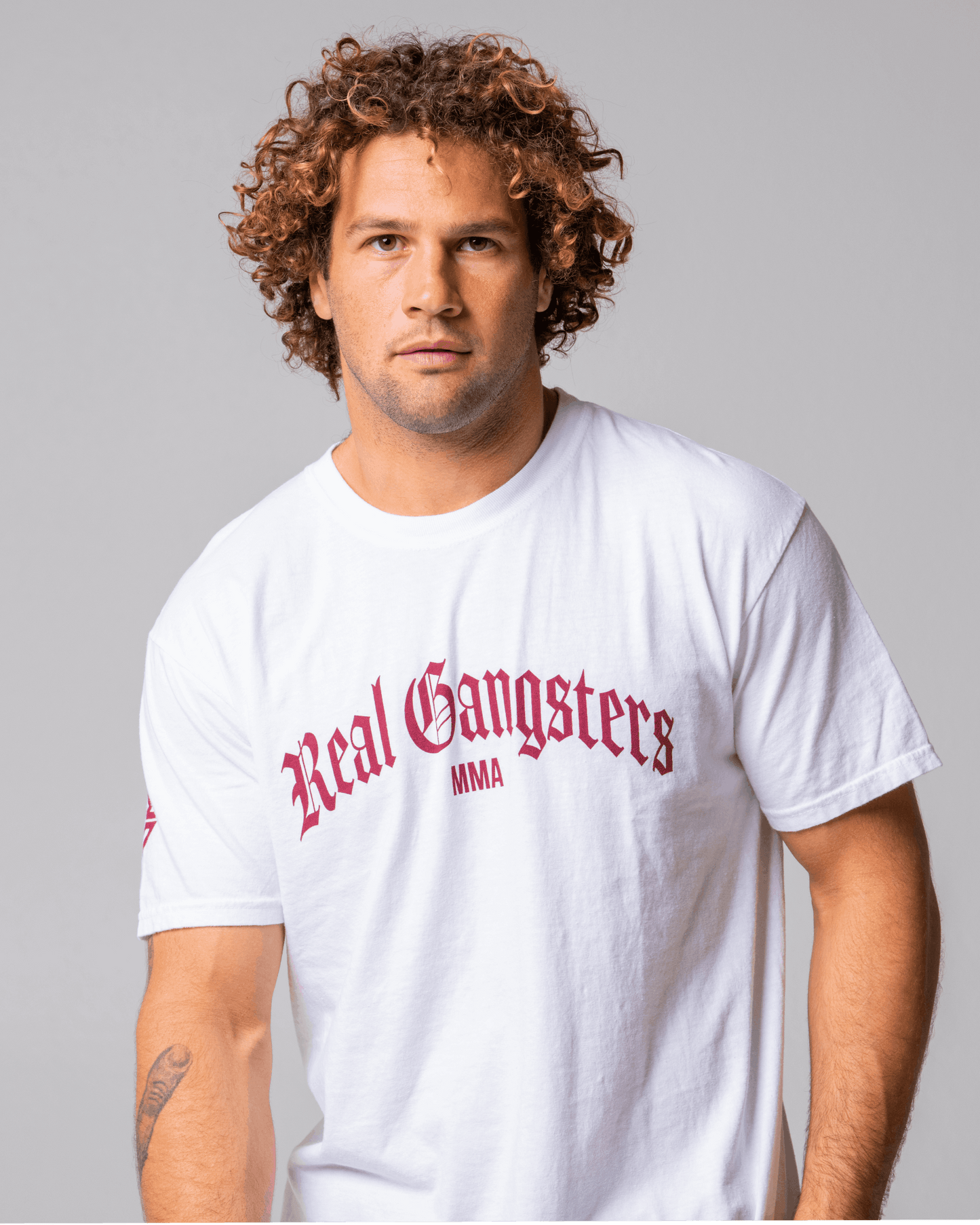 Old English Tee - White