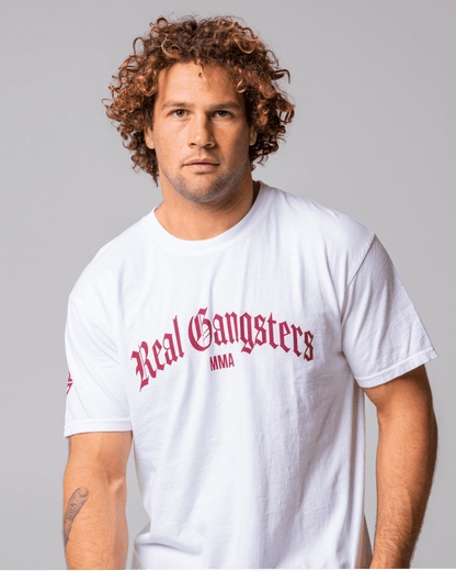 Old English Tee - White